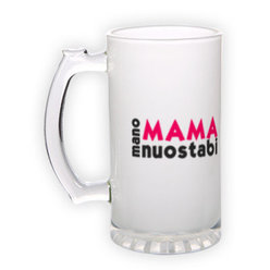 Matinio stiklo bokalas (500 ml)