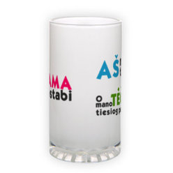 Matinio stiklo bokalas (500 ml)