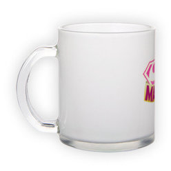 Frosted glass mug (300 ml)