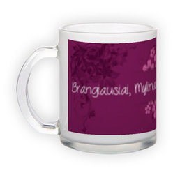 Frosted glass mug (300 ml)
