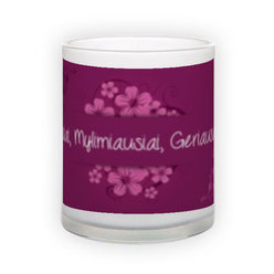 Frosted glass mug (300 ml)