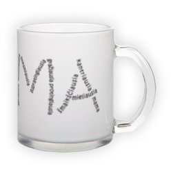 Frosted glass mug (300 ml)