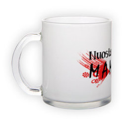 Frosted glass mug (300 ml)