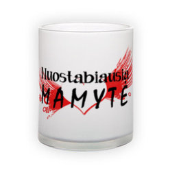 Frosted glass mug (300 ml)