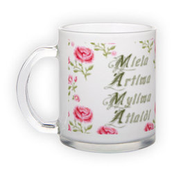 Frosted glass mug (300 ml)