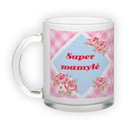 Frosted glass mug (300 ml)