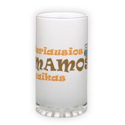 Frosted glass beer mug (500 ml)