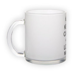 Frosted glass mug (300 ml)