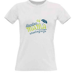 Women's T-shirt with your choice of photos, notes, white