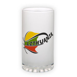 Frosted glass beer mug (500 ml)