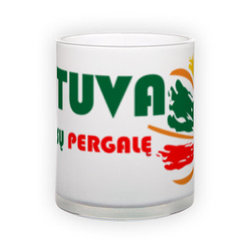 Frosted glass mug (300 ml)