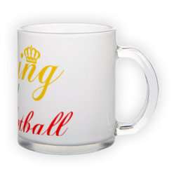 Frosted glass mug (300 ml)