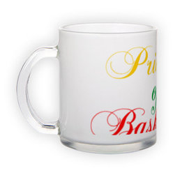 Frosted glass mug (300 ml)
