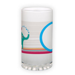 Frosted glass beer mug (500 ml)