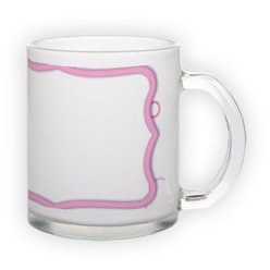 Frosted glass mug (300 ml)