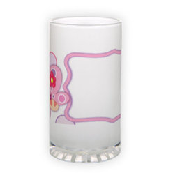Frosted glass beer mug (500 ml)