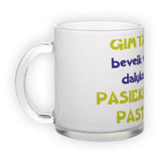 Frosted glass mug (300 ml)