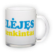 Frosted glass mug (300 ml)