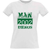 Women's T-shirt with your choice of photos, notes, white