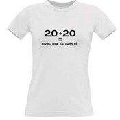 Women's T-shirt with your choice of photos, notes, white