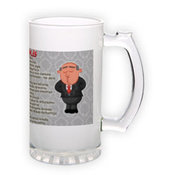 Matinio stiklo bokalas (500 ml)