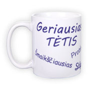 Standardne valge tass fotoga (300 ml)