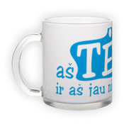 Frosted glass mug (300 ml)