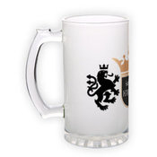 Frosted glass beer mug (500 ml)
