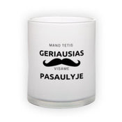 Frosted glass mug (300 ml)