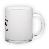 Matinio stiklo puodelis (300 ml)