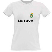 Women's T-shirt with your choice of photos, notes, white