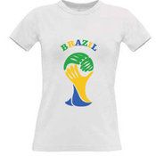 Women's T-shirt with your choice of photos, notes, white