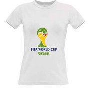 Women's T-shirt with your choice of photos, notes, white