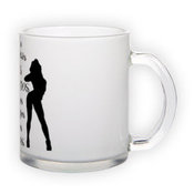 Frosted glass mug (300 ml)