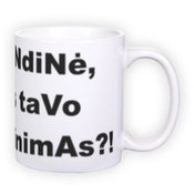 Standardne valge tass fotoga (300 ml)