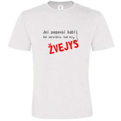 T -shirts with your photo, notes, white