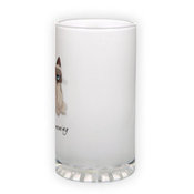Frosted glass beer mug (500 ml)