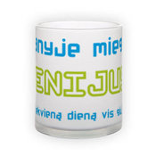 Matinio stiklo puodelis (300 ml)