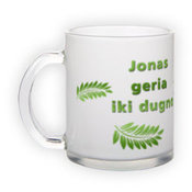 Matinio stiklo puodelis (300 ml)