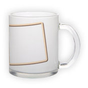 Frosted glass mug (300 ml)