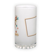 Frosted glass beer mug (500 ml)