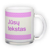 Frosted glass mug (300 ml)