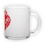 Frosted glass mug (300 ml)