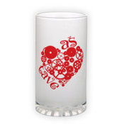 Frosted glass beer mug (500 ml)