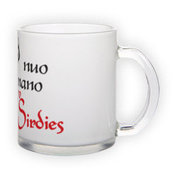 Frosted glass mug (300 ml)