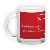 Matinio stiklo puodelis (300 ml)