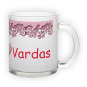 Frosted glass mug (300 ml)