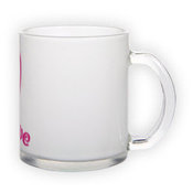 Frosted glass mug (300 ml)