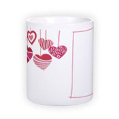 Standardne valge tass fotoga (300 ml)