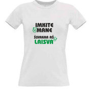 Women's T-shirt with your choice of photos, notes, white